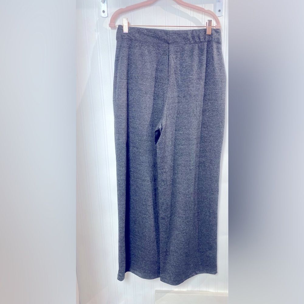NWT Max Studio High Waist Pintuck Wide Leg Ponte Pant Sz‎ L - Picture 2 of 6